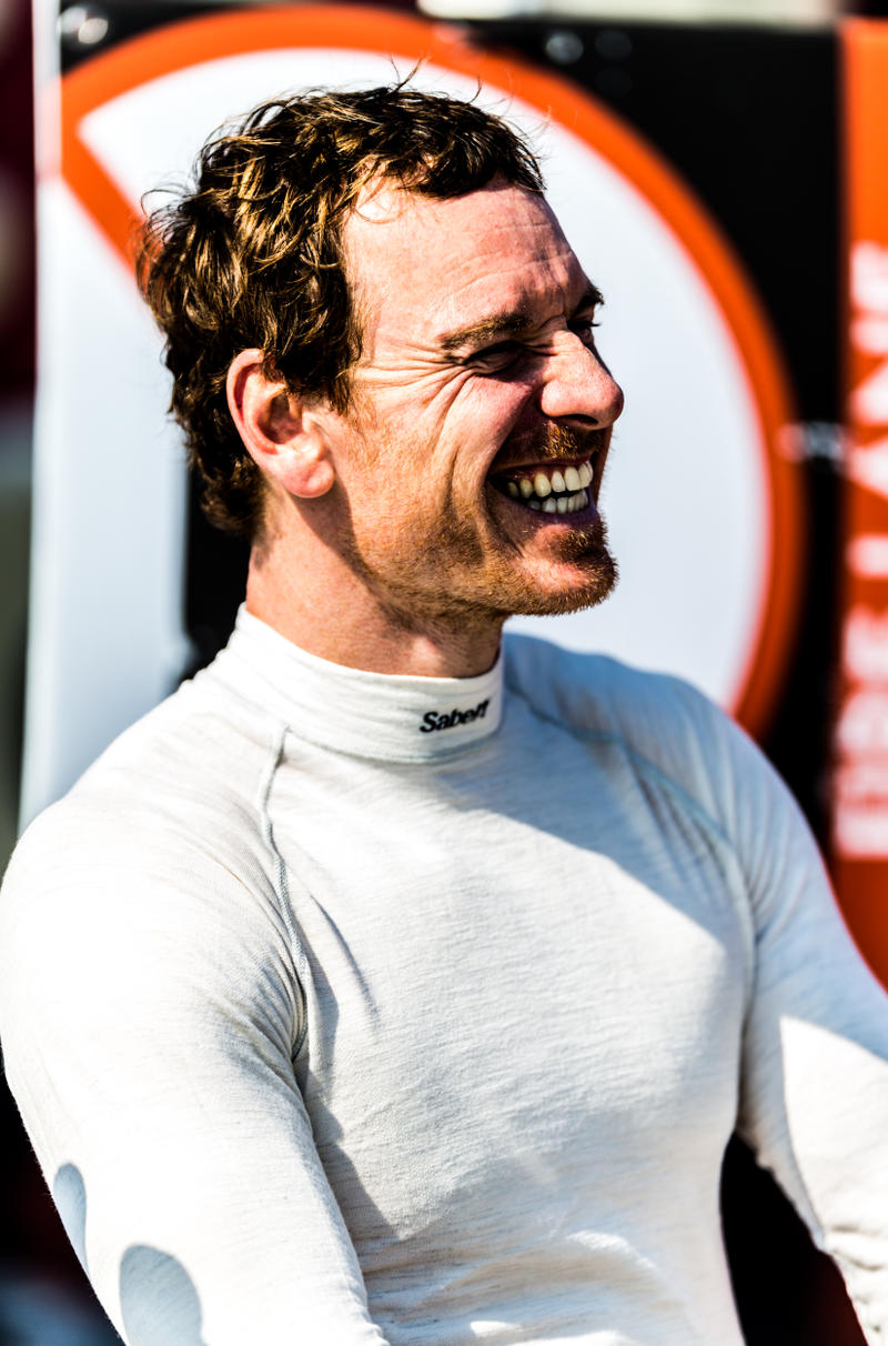 Illustration for article titled Michael Fassbender May Be My New Favorite Actor Because He Doesn't Suck At Racing